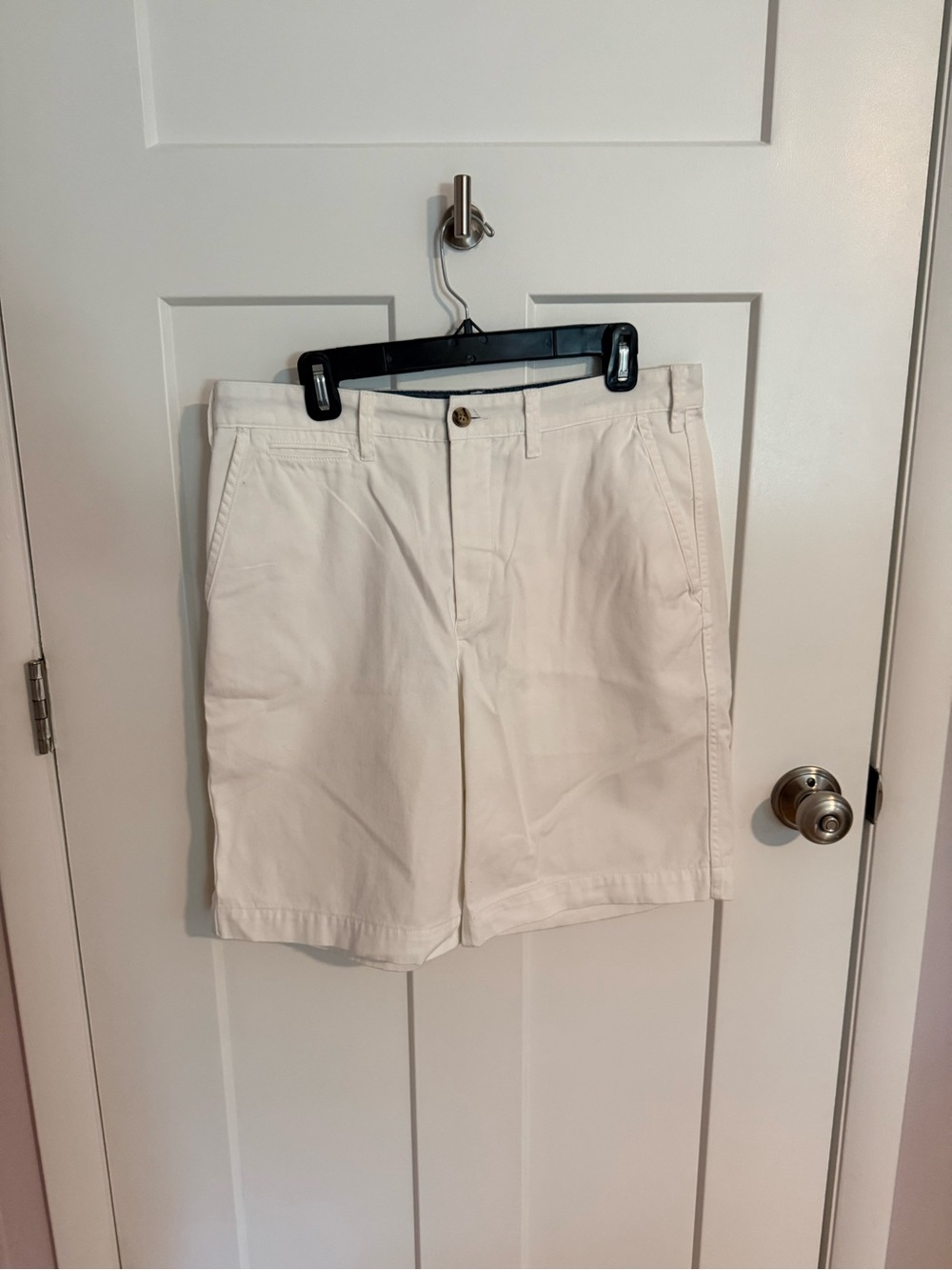 Polo by Ralph Lauren White Flat Front Men's Shorts